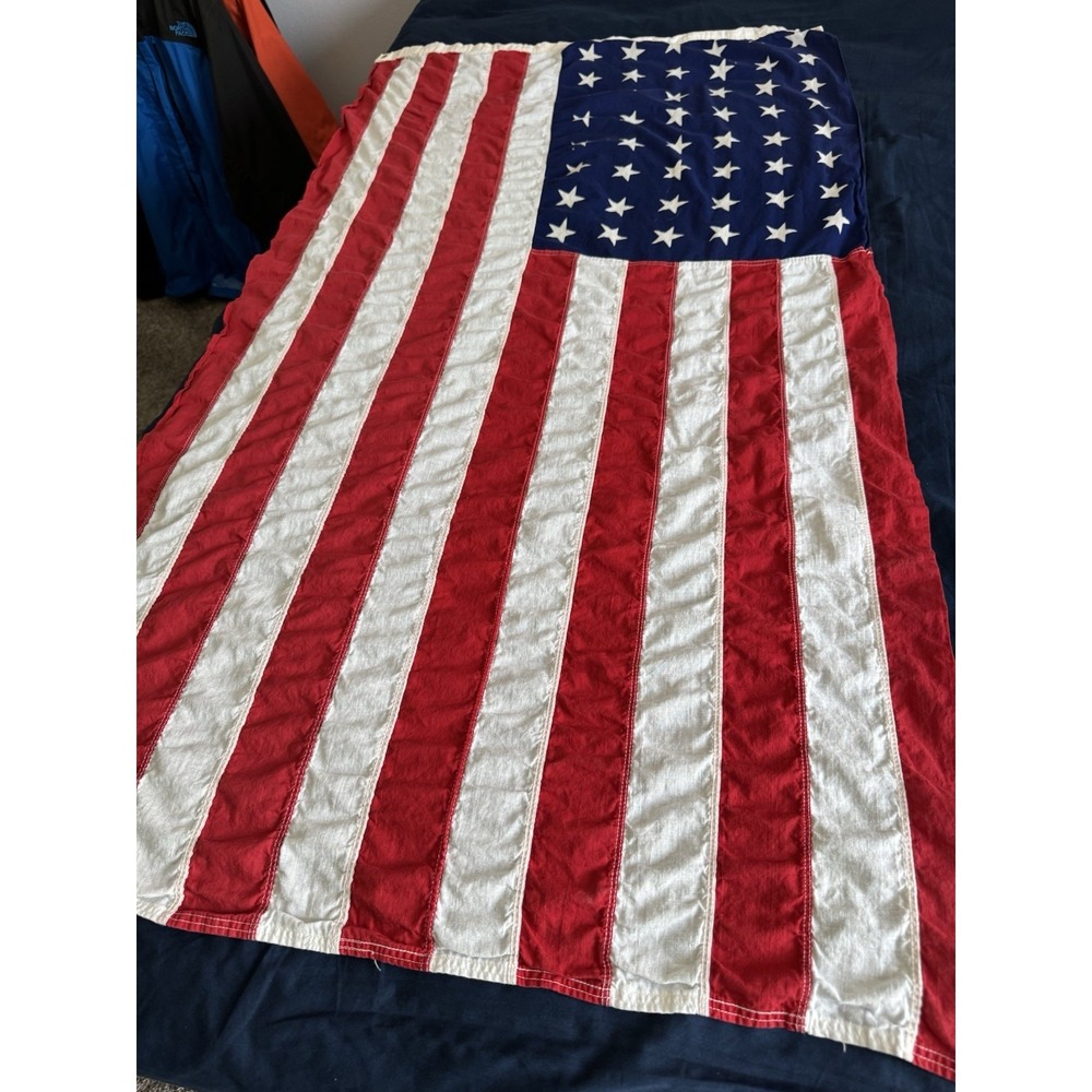 Vintage 48 Star American Flag 30" By 54"